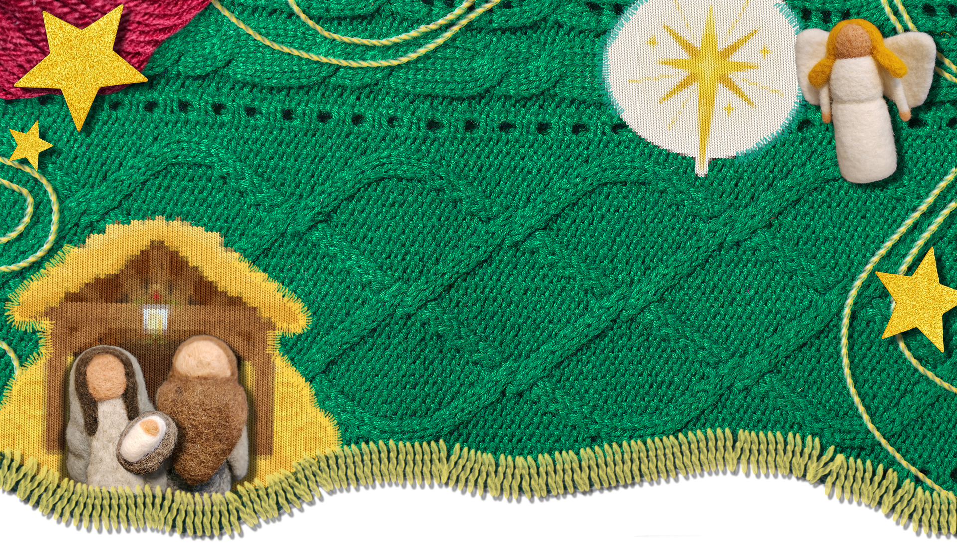 sweater nativity background