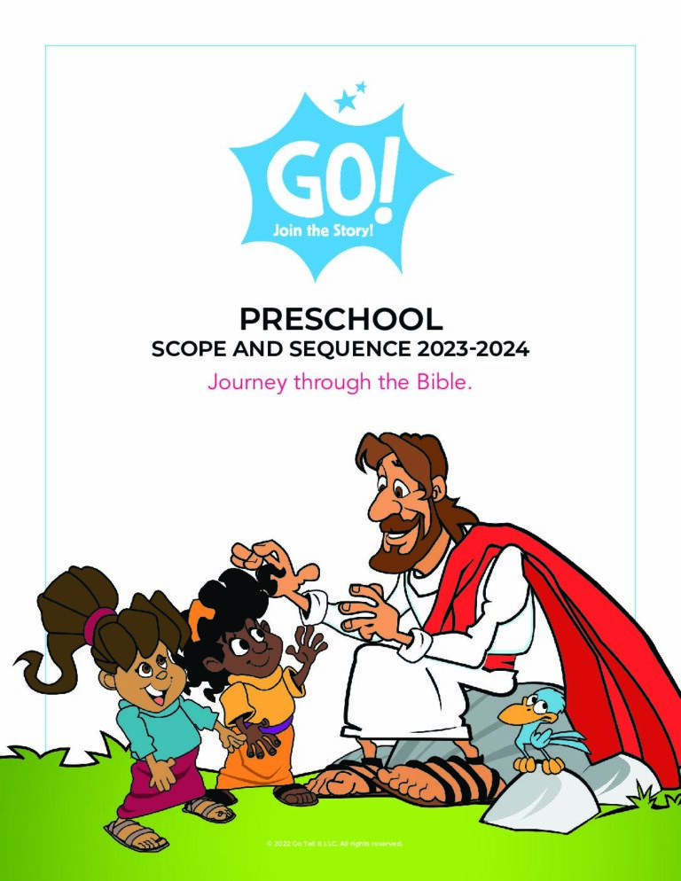 Preschool Scope and Sequence 20232024 GO! Curriculum