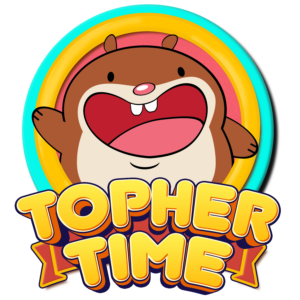 It's Topher Time. Together, Topher the Gopher and Timmy Bow Ties will help your preschoolers build a foundation of faith while learning to love and follow Jesus with their whole heart.
