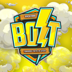 BOLT VBS. Vacation Bible School. A video driven VBS that can easily be hosted at church, at home, or in the mission field. Kids will play fun games that illustrate what it means to listen to, focus on, and follow Jesus.