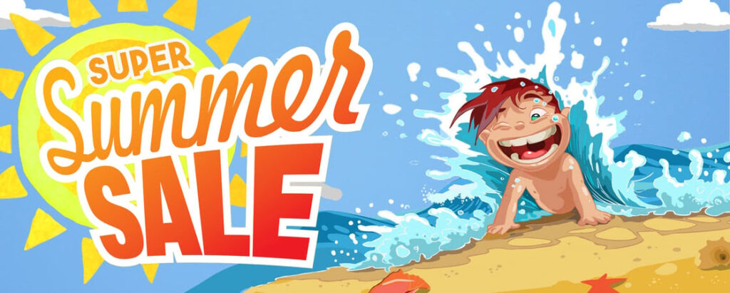super summer sale graphic